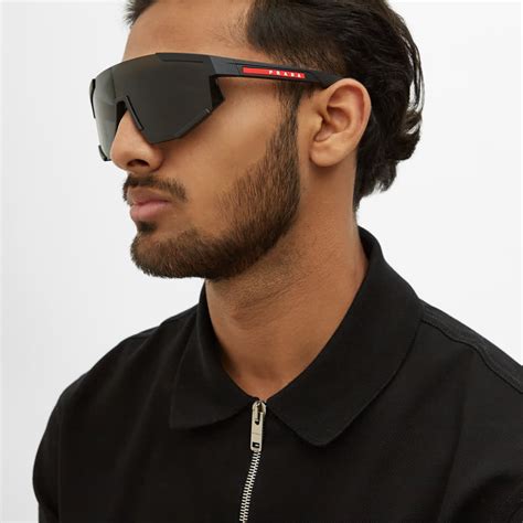 prada linea rossa t shirt|Prada linea rossa impavid sunglasses.